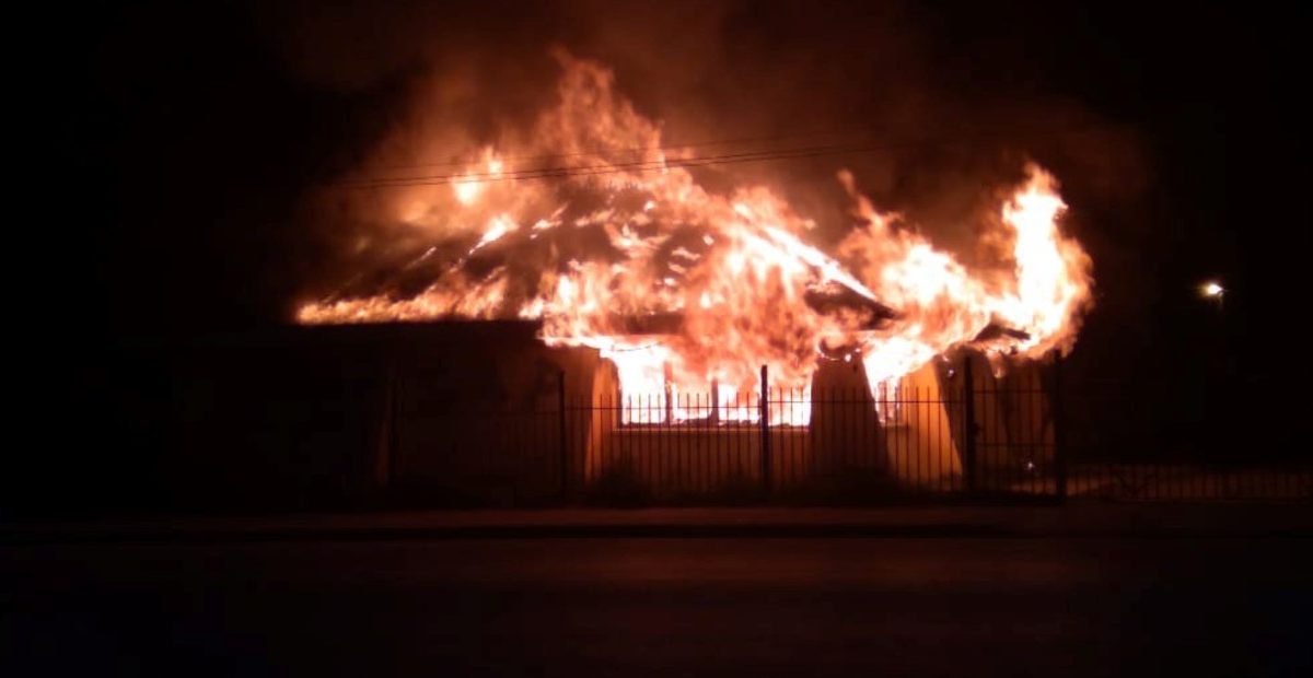 INCENDIO MAPUCHE TOMA